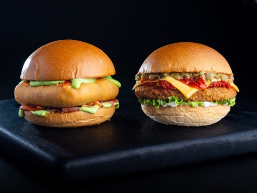 2 Veg Burgers Combo