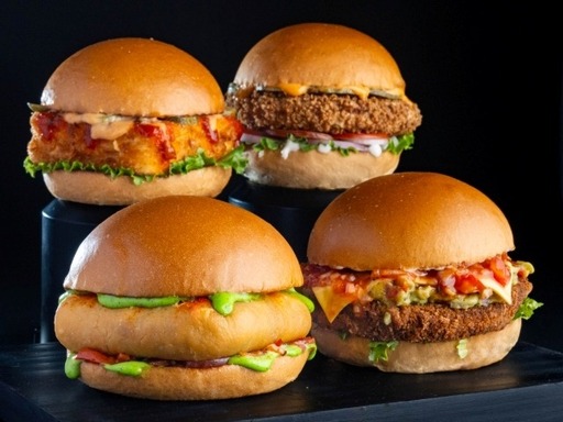 4 Veg Burgers Combo