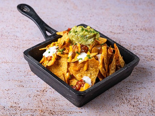 Nachos With Truffle Cream