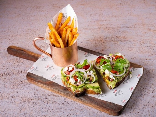 Coorgi Avocado & Feta On Toasted Sourdough