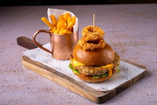 Smoked Chicken & Oregano Burger