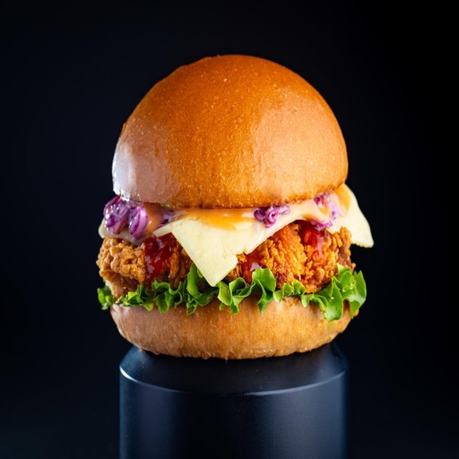 Korean Fried Chicken Burger