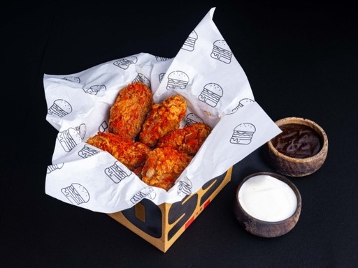 Peri Peri Crispy Wings (5 Pcs)