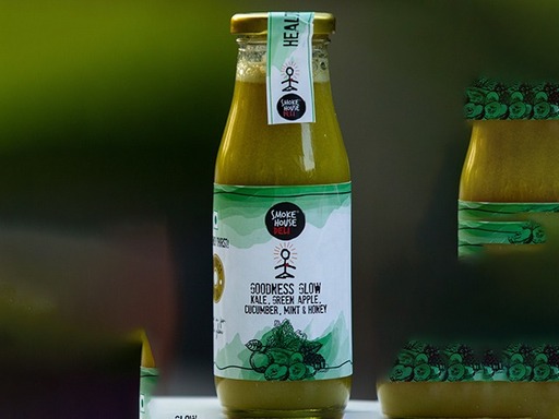 Green Apple, Celery, Ginger, Kale & Lemon