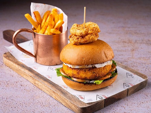 Double Cottage Cheese Burger