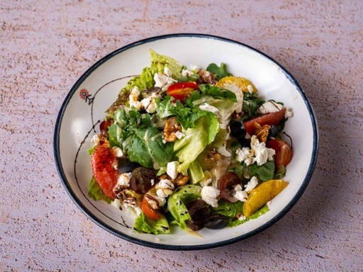 Goat Cheese And Seasonal Citrus Fruits Salad