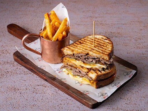 Ham And Cheese Melt Sandwich