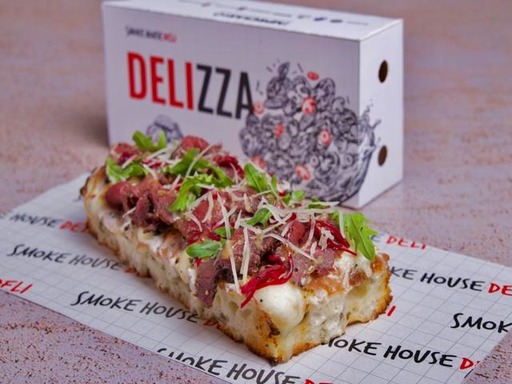 Reuben- Buff Pastrami & Sauerkraut Pocket Pizza