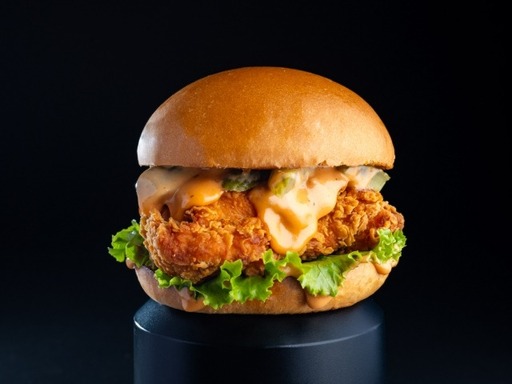 Ultimate Boss Fried Chicken Burger