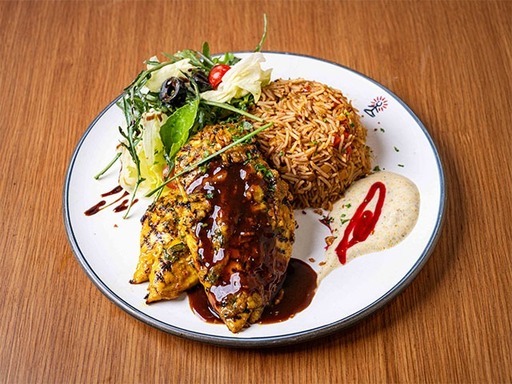 Ras El Hanout Rubbed Grilled Chicken