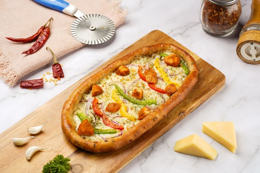 Chicken Tikka Stuffed Garlic Bread