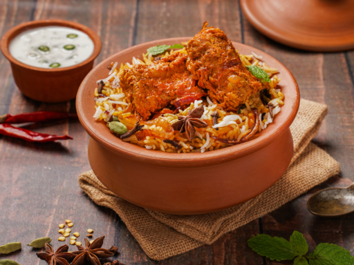 Soya Chap Biryani Bowl