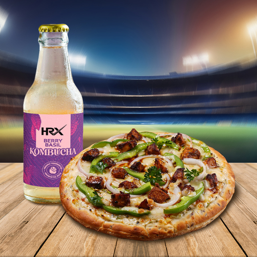 8" BBQ Chicken Pizza + Berry Basil Kombucha (200 Ml)