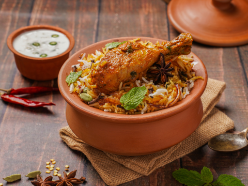 Chicken Biryani With Bone Bowl