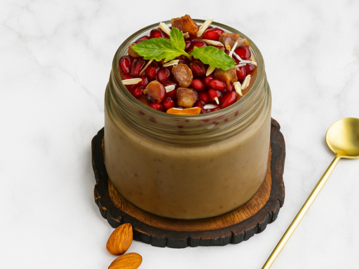 Chocolate Nutty Dates Pudding