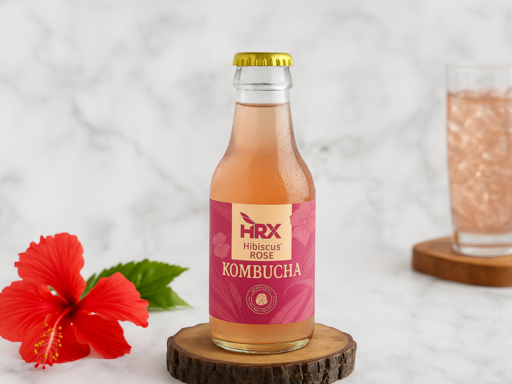 Hibiscus Rose Kombucha(200 Ml)
