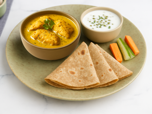 Lasooni Methi Chicken Multigrain Roti