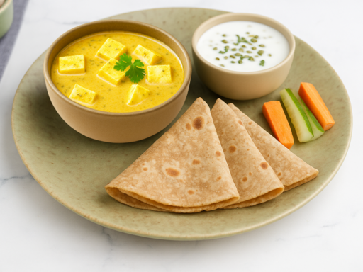 Lasooni Methi Paneer Multigrain Roti