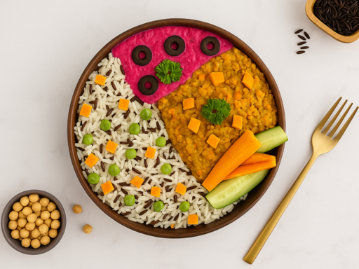 Beetroot Hummus Buddha Bowl Non-Veg