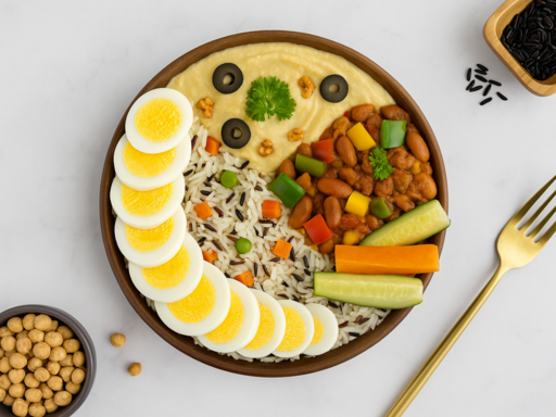 Egg Hummus Buddha Bowl