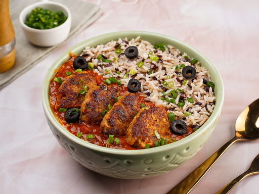 Italian Chunky Chicken Patty Bowl