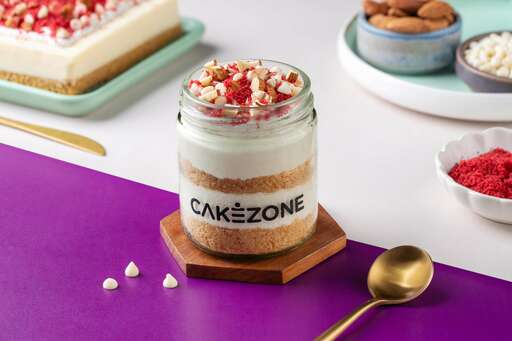 Red Velvet Cheesecake Jar