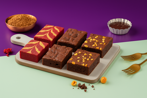 Pack Of 6 Assorted Brownie Box