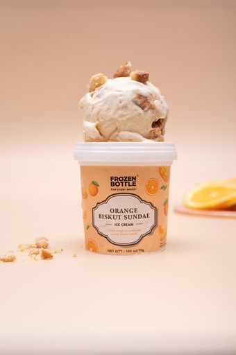 Orange Biskut Sundae [100 Ml]