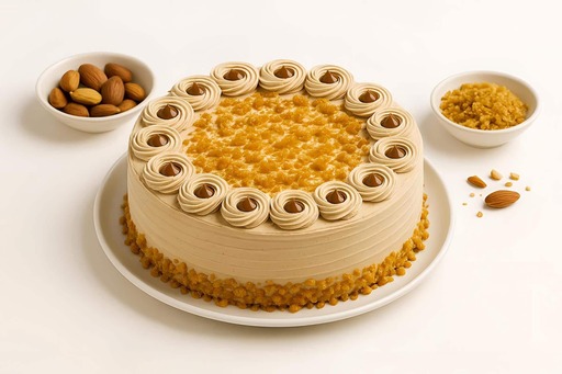 Nutty Caramel Cake [450 G]