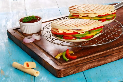 Veg & Cheese Panini Sandwich
