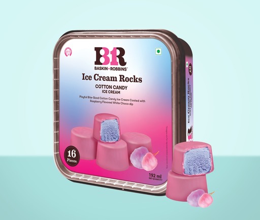 Cotton Candy Ice Cream Rocks