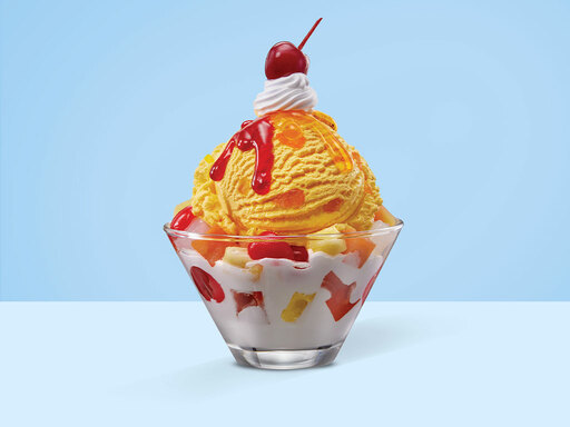 Alphonso Mango Fruit Cream Sundae