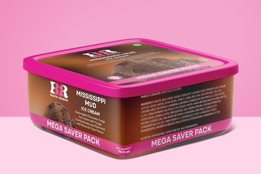 Mississippi Mud Ice Cream (Tub)