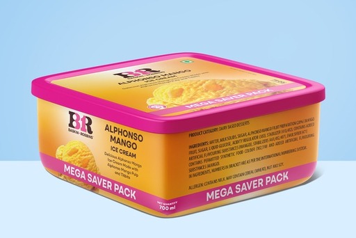Alphonso Mango Ice Cream (Tub)