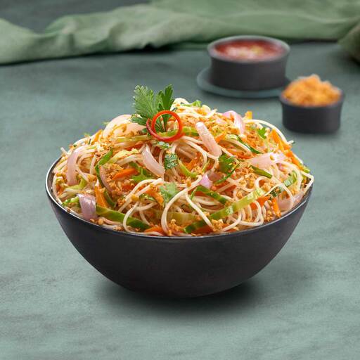 Veg Burnt Garlic Noodles Bowl