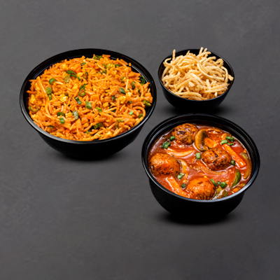 Veg Triple Schezwan Combo
