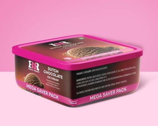 Dutch Chocolate Ice Cream (Family Prepack 700 Ml)