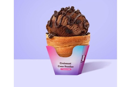 Croissant Cone Sundae