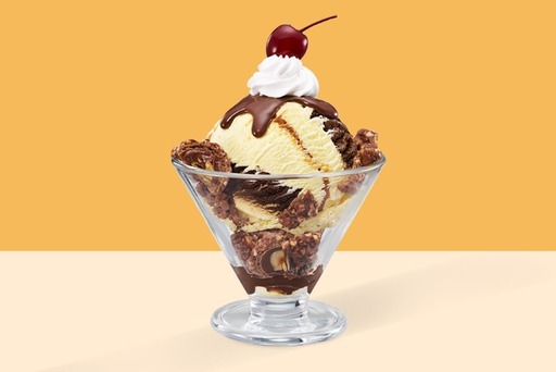 Golden Ferrero Sundae