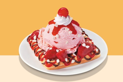 Merry Berry Strawberry Signature Waffle