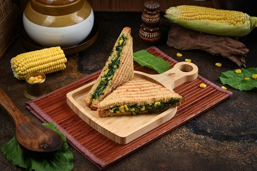 Spinach N Corn Sandwich