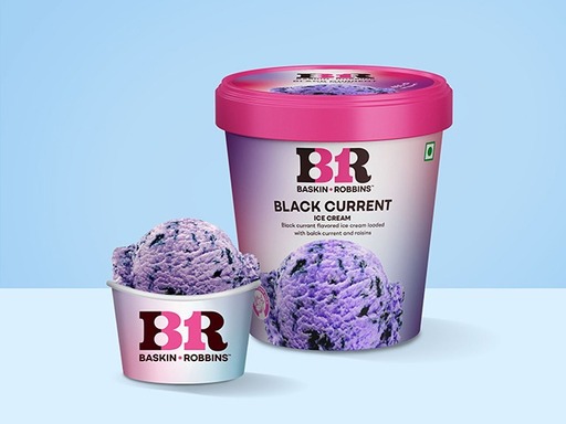 Black Currant Ice Cream (Family Prepack 450ml)