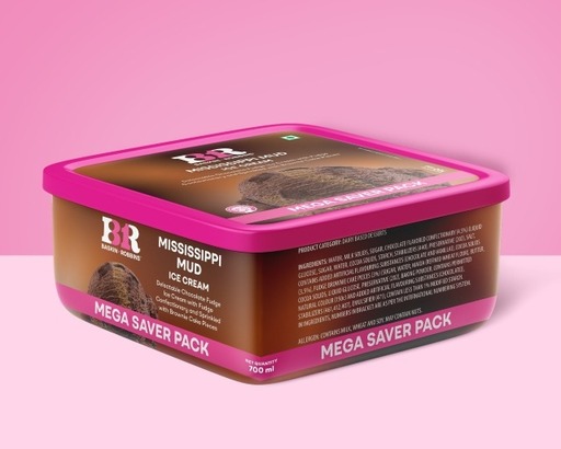 Mississippi Mud Ice Cream (Family Prepack)