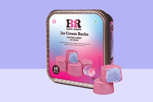 Cotton Candy Ice Cream Rocks