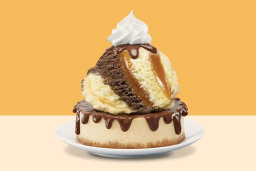 Cheese Cake Gold Medal Ribbon Sundae
