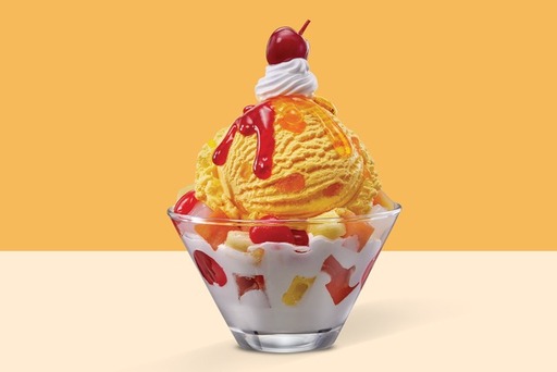 Alphonso Mango Fruit Cream Sundae