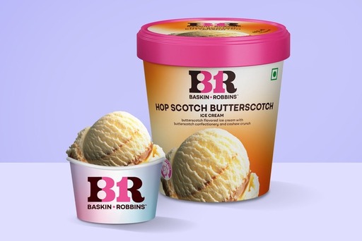 Hop Scotch Butterscotch Ice Cream (Small Scoop)