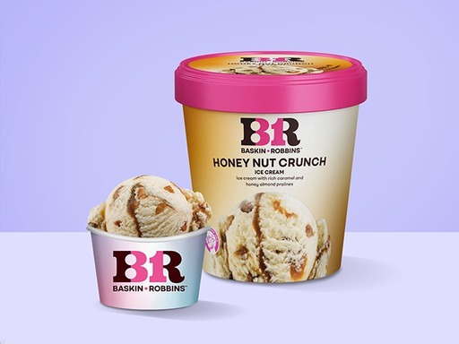 Honey Nut Crunch Ice Cream