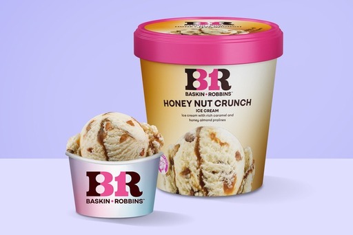 Honey Nut Crunch Ice Cream (Tub)