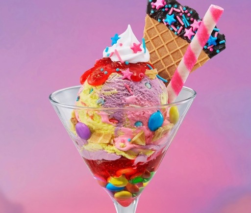 Cotton Candy Wonderland Gelato Sundae